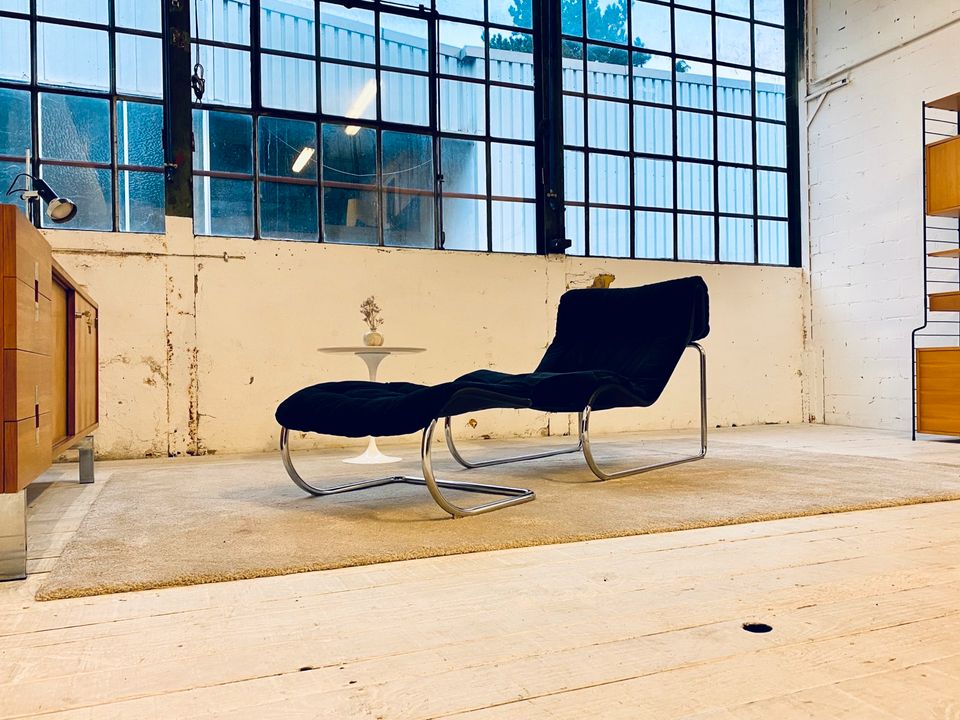 KNOLL | lounge chair stahlrohr relax sessel bauhaus design 1970 in Gießen