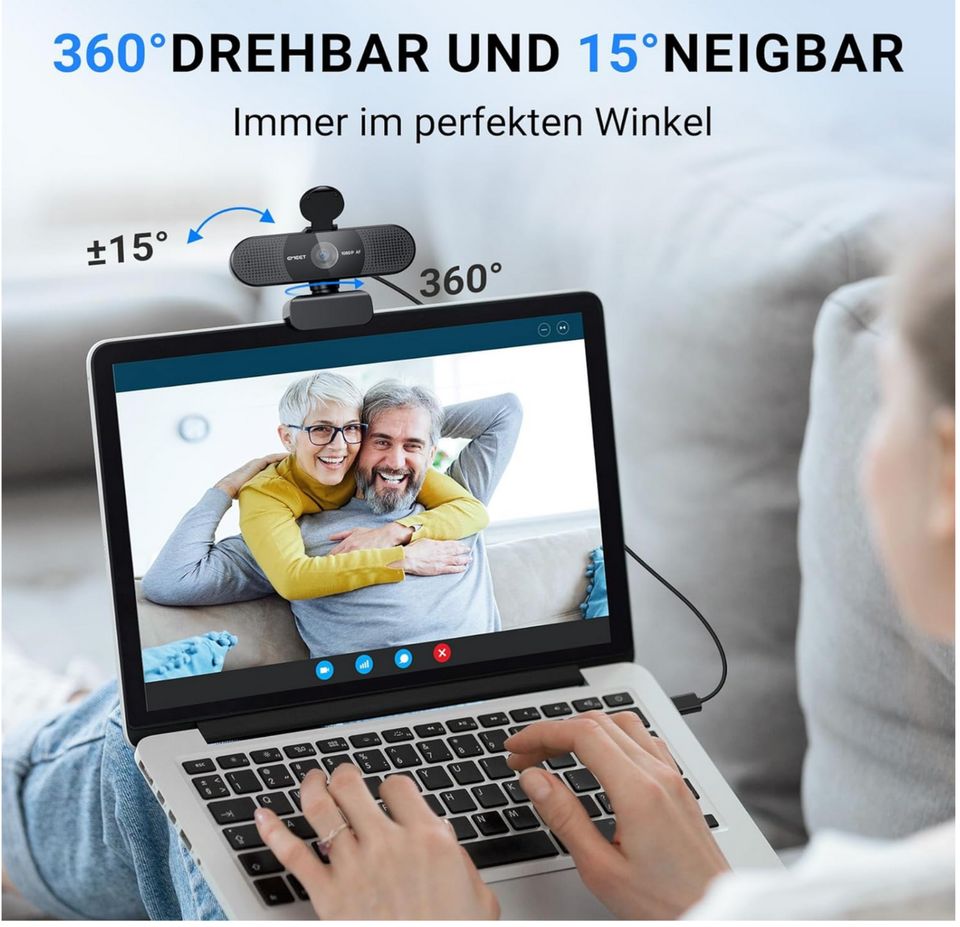 EMEET C960AF 1080P Webcam mit Dual Mikrofon *NAGELNEU* *VERPACKT* in Berlin