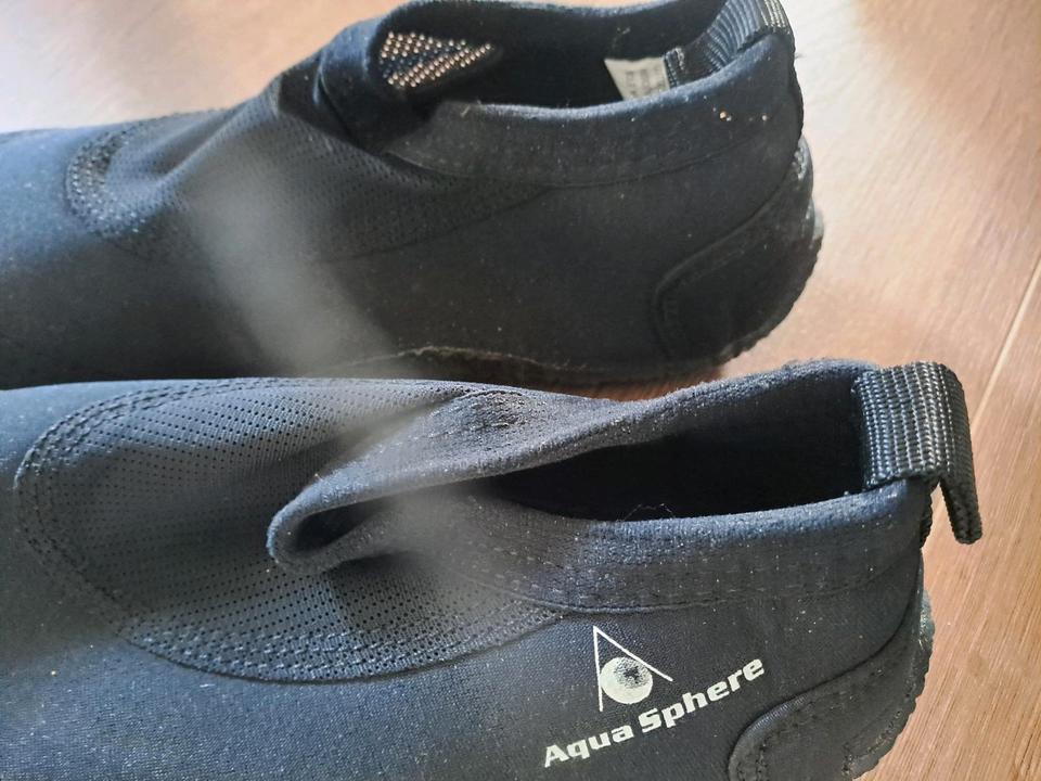 Beachwalker, Strand-Schuhe, Aquaschuh, schwarz, 40/41, Neopren in Neuhof