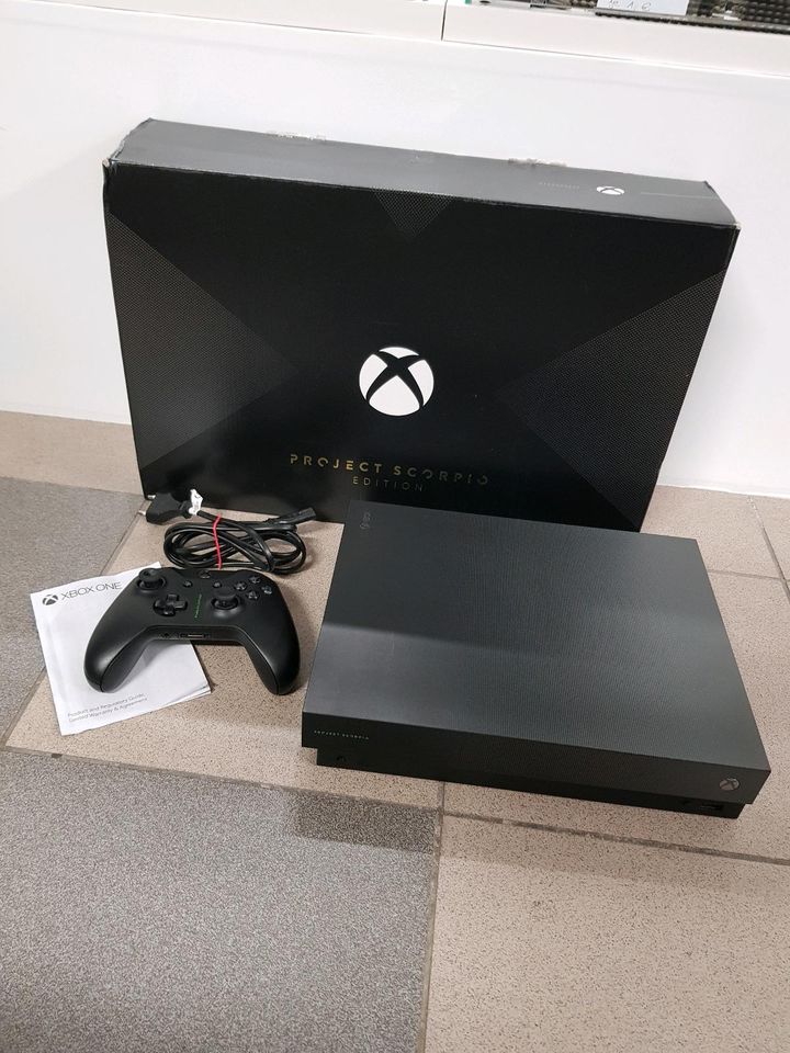 Xbox One X Project Scorpio Edition 1Tb +Gewährleistung in Rudolstadt