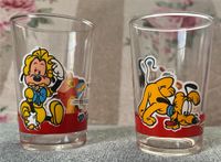 2x Gläser von Disney Goofy Pluto Carlo Minnie Mouse Baby Nordrhein-Westfalen - Düren Vorschau