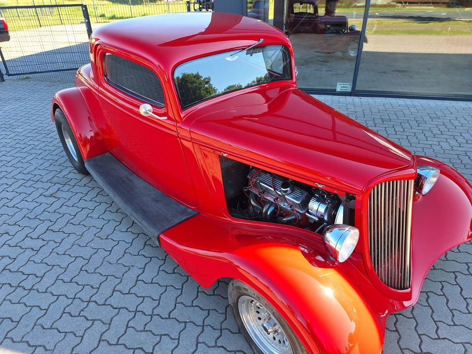1934 Ford Coupe Hot Rod no chevrolet,Gmc-Dodge US Car,Oldtimer in Schwarme