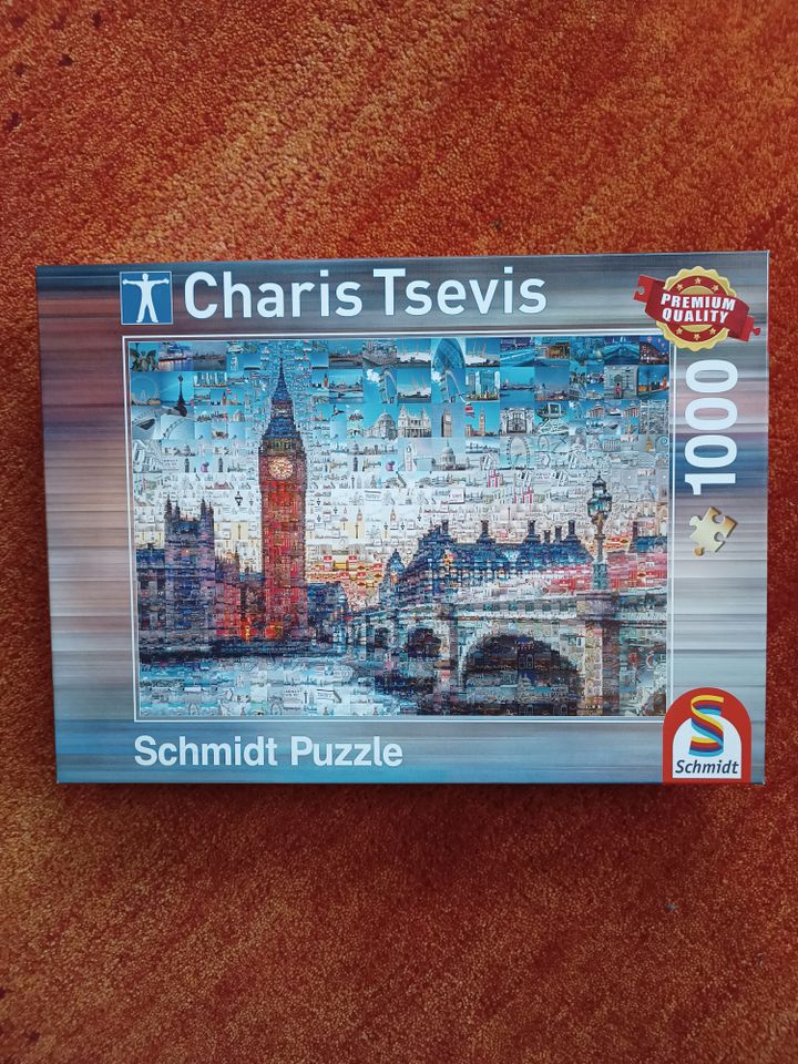 2 Puzzle mit je 1.000 Teilen, verschiedene Motive in Amelinghausen