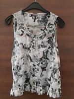 Gr.42 Street One Bluse  ärmellos schwarz/ weiß/ beige Bayern - Memmingen Vorschau