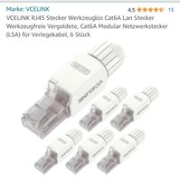 Cat6A LAN Stecker 12 Stück Nordrhein-Westfalen - Bergkamen Vorschau