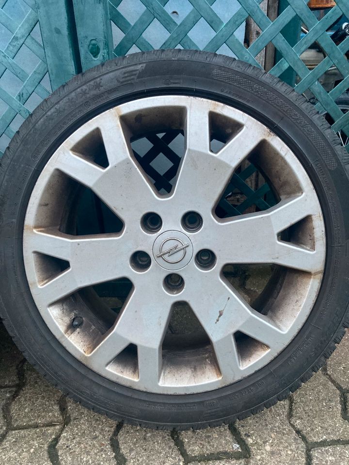 Opel Zafira A , Astra G OPC  4xSnowFlake 17" Eis Stern Alufelgen in Mechernich