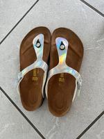 Birkenstock Gizeh Mirror Silber holograhic 39 Nordrhein-Westfalen - Willich Vorschau