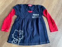 Langarm-Shirt, Gr. 110, Hello Kitty, rot/blau, Tunika Thüringen - Erfurt Vorschau