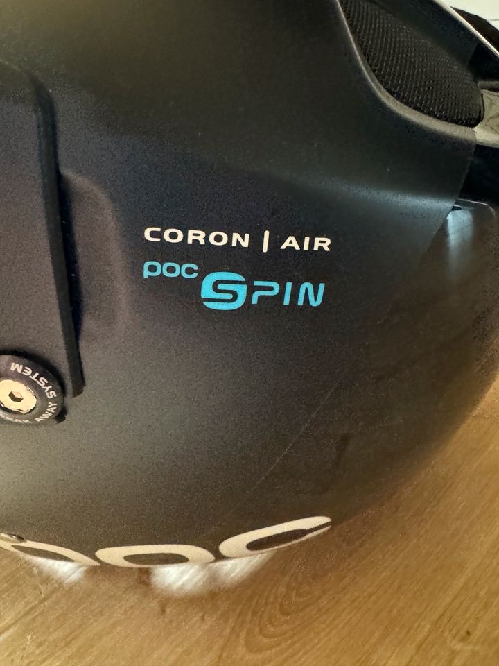 Poc Full Face Helm Coron Air Spin Gr. M-L Schwarz in Moers