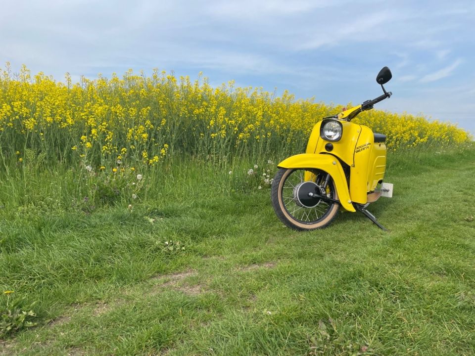 Simson Schwalbe KR51 90ccm Anlasser clean Tuning in Treffurt