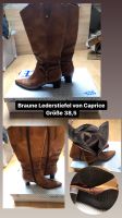 Braune Lederstiefel Caprice Westen Style Größe 38,5 Nordrhein-Westfalen - Versmold Vorschau