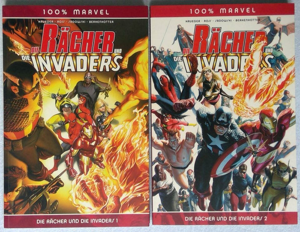 100% Marvel Nr. 44+46 Die Rächer und die Invaders 1+2 in Donauwörth