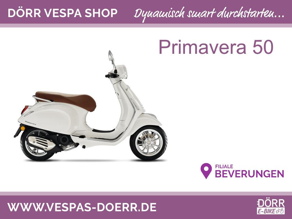 Vespa Primavera 50 / 45km/h Roller / Neufahrzeug in Beverungen