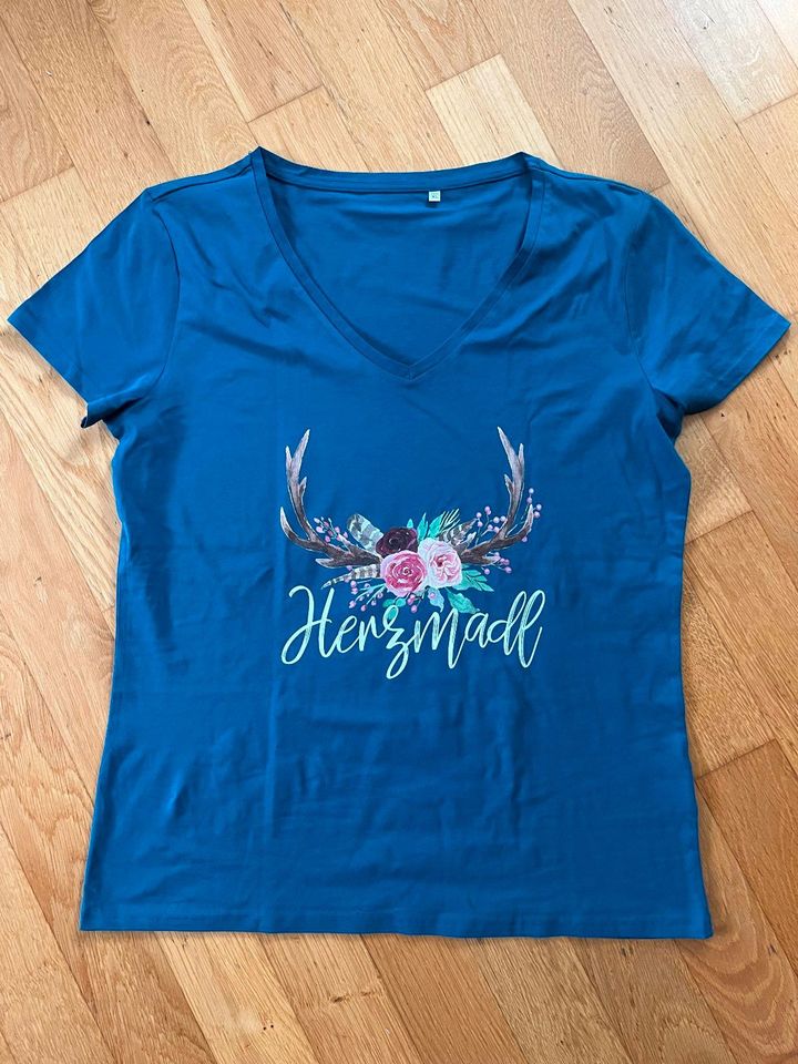 Trachten Frühlingsfest Oktoberfest Herzmadl Shirt Größe XL neu in Rangendingen