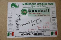 Poster 1992 Schwerte : Wombats Baseball-Turnerschaft-Chor Clamott Nordrhein-Westfalen - Schwerte Vorschau