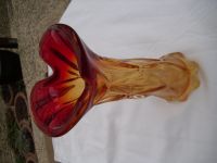 Blumenvase aus Bleikristall,orange - rot,30 cm hoch Niedersachsen - Brake (Unterweser) Vorschau
