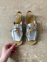 Camper twins new silver leather new sandals size 37 Friedrichshain-Kreuzberg - Kreuzberg Vorschau