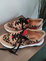 Paul Green❤️Ledersneaker❤️LeoSneaker❤️Leder NP 159€ gr.7 NEUw Bayern - Kronach Vorschau