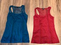 NEU AMISU Damen Top mit Spitze Rot Blau XS 34 Kr. München - Planegg Vorschau