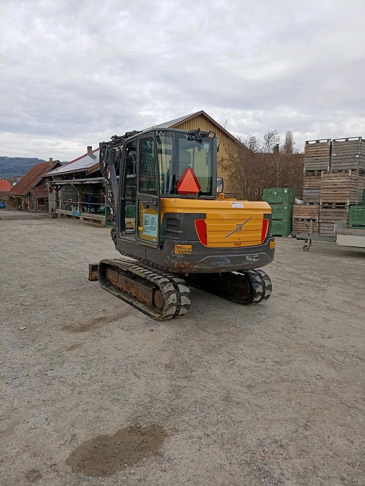 Bagger Minibagger Mietbagger Vermietung Baggerverleih Volvo in Markdorf