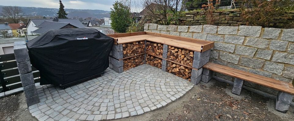 Vorgarten Treppenanlage Stellplatz Gartengestaltung Galabau in Dortmund