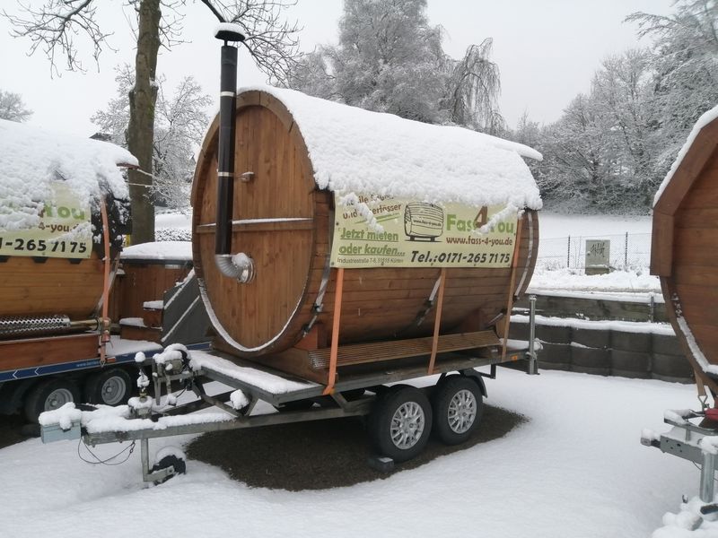 Mobile Sauna / Fasssauna / SAUNAFASS S2 Mieten in Kürten