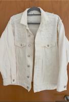 Oversized Jeansjacke mit Perlen von H&M Nordrhein-Westfalen - Willich Vorschau