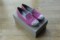 Hogan Schuhe Ballerina Pantoffel Gr 37,5 rosa silber Pailletten Baden-Württemberg - Ravensburg Vorschau