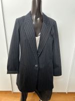 H&M Blazer Jersey grau weiß Nadelstreifen Gr 42 Stretch Jacke Elberfeld - Elberfeld-West Vorschau