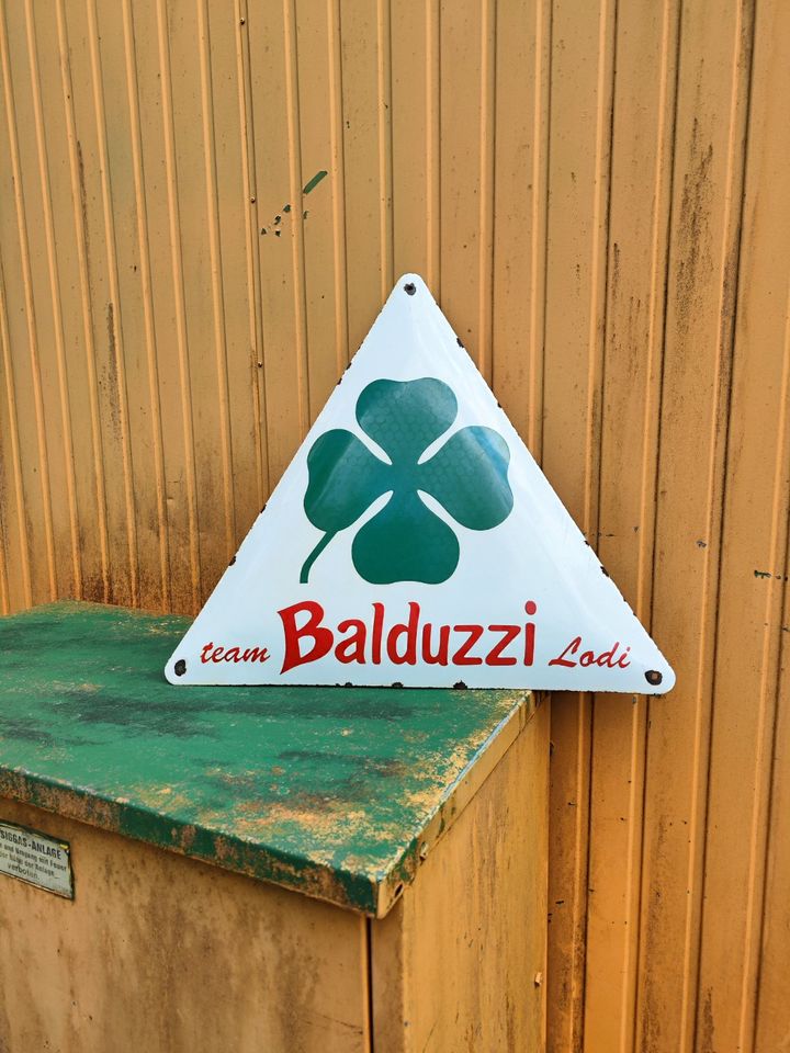 Alfa Romeo Balduzzi Lodi Emailleschild Emaille Giulia GT GTA 105 in Hausen ob Verena