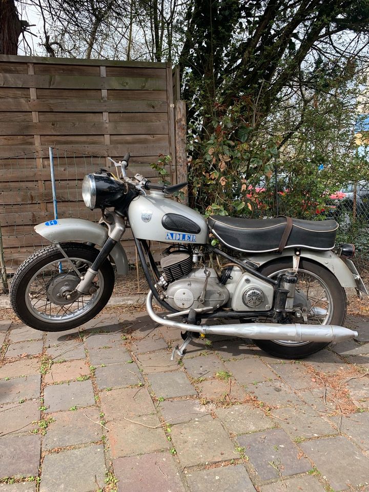 Oldtimer ADLER MB 200 Motorrad, BJ 1954 in Hilpoltstein