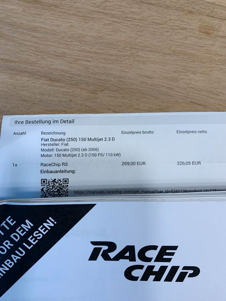Race Chip RS für Fiat Ducato 250 (150 PS) in Winsen (Aller)