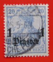 Türkei - REICHSPOST. 20 Pfg. 1889, mit Aufdruck 1 Piaster Bayern - Selb Vorschau