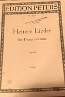 Heitere Lieder für Frauenstimme Mecklenburg-Vorpommern - Wismar Vorschau