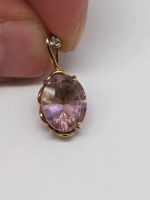 2 farbiger Amethyst 375 Gelbgold Anhänger Nordrhein-Westfalen - Nettetal Vorschau