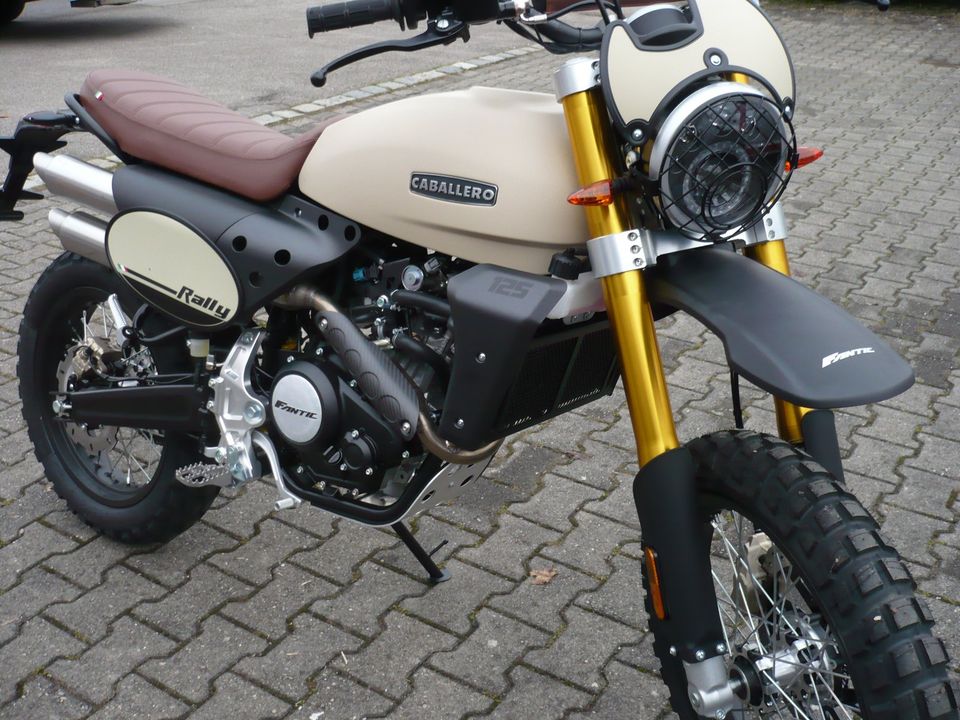 Fantic 125 Scrambler Caballero Rally in Friedberg