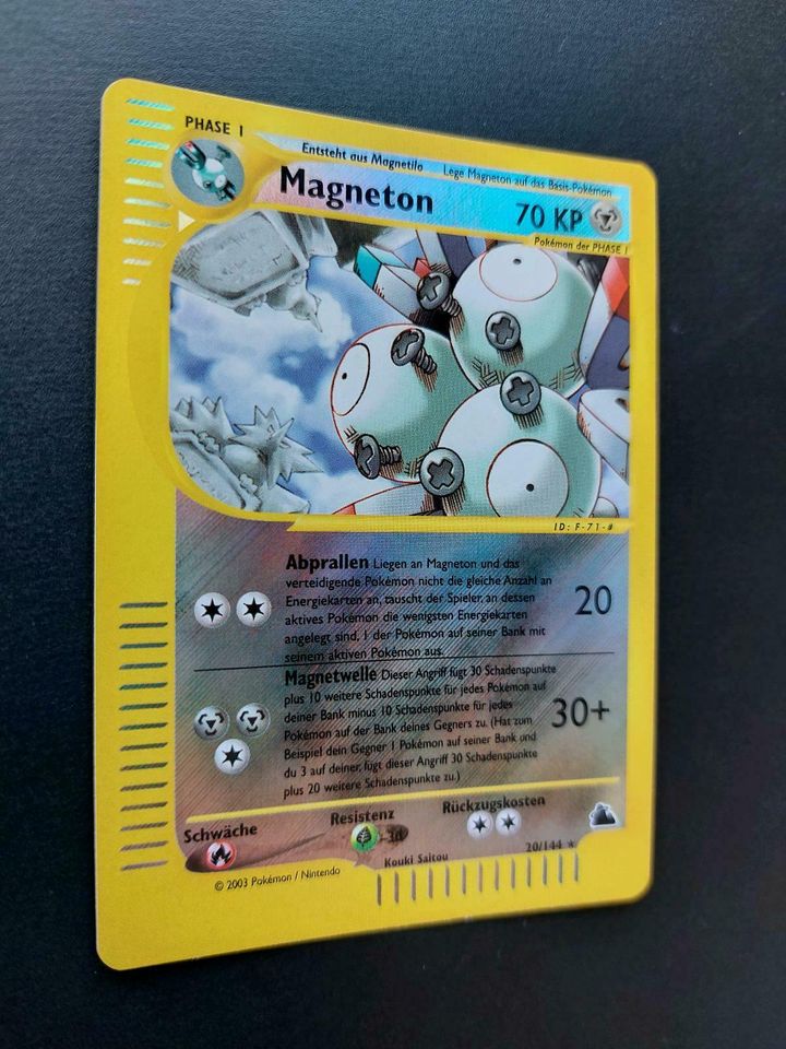 Pokemon Karte Magneton Reverse Holo Skyridge Set Near Mint in Schriesheim