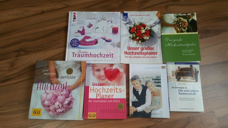 Bücher Hochzeit Trauung Ehe Heirat Planer Ratgeber Buch Broschüre in Windsbach
