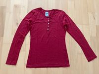 ZARA Mädchen Langarmshirt Longsleeve Henley T-Shirt weinrot 152 Bayern - Germering Vorschau