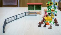 Playmobil Häschen-Gehege 5123A Hase Kind Blumen Stall Zaun Salat Bayern - Hohenlinden Vorschau