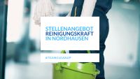 Stellenangebot Reinigungspersonal (w/m/d) in Nordhausen Thüringen - Nordhausen Vorschau