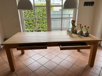 Tisch Vollholz massiv  2,20x1,00 mit 4 Schubladen Niedersachsen - Stuhr Vorschau