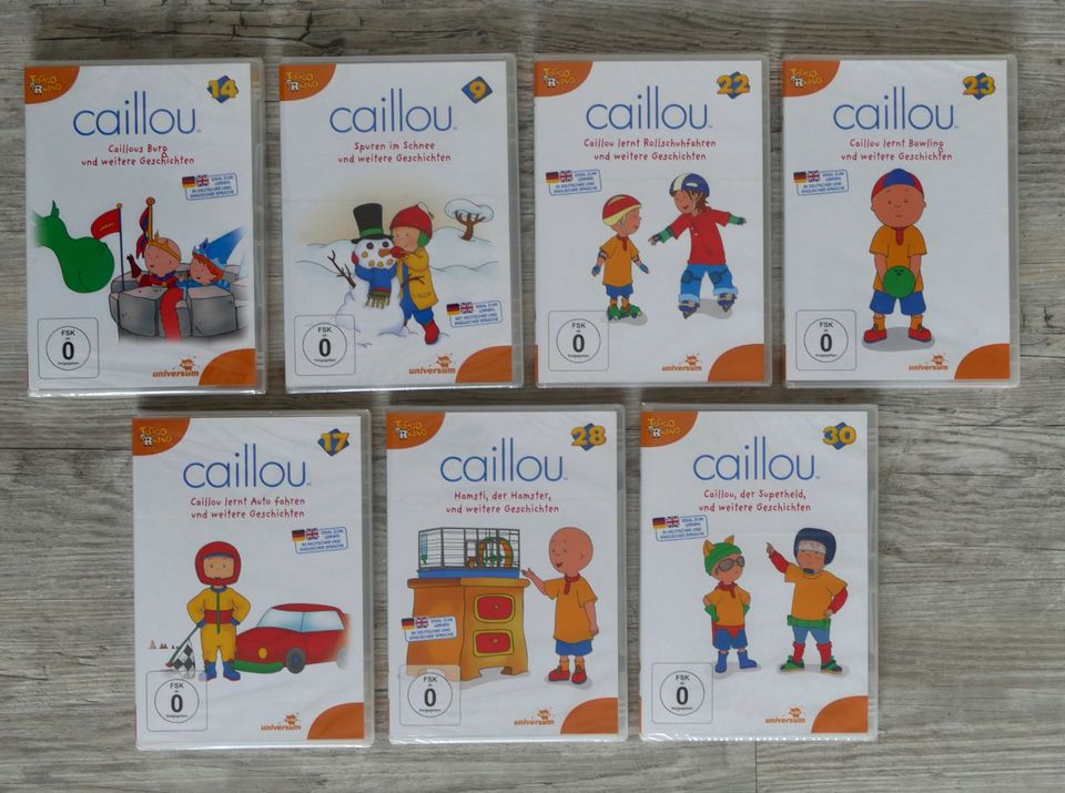 Tlw. neu Caillou DVD Kollektion Sammlung Kinder DVD SonderDVD in Essen-Margarethenhöhe