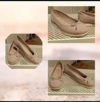 Ballerina neu Gr 39 Veloursleder beige - rose` Brandenburg - Oranienburg Vorschau