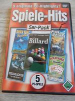 PC Spiele 5 Spiele Hits Billiard, DeepSea, Seeschlachten, Solitai Hessen - Oberzent Vorschau