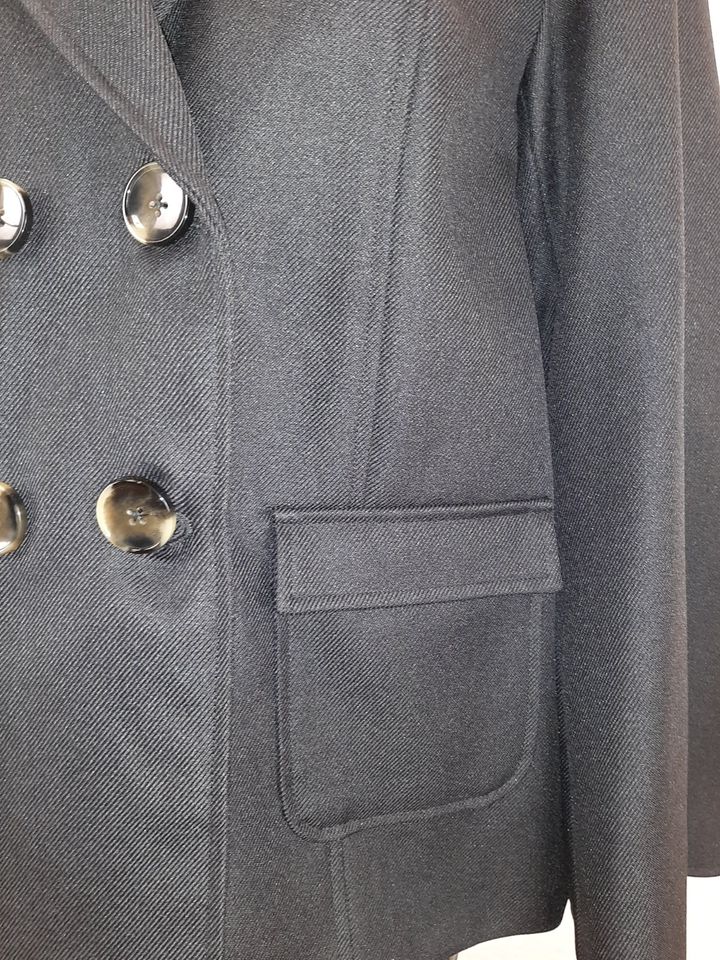 Damen Jacke Übergangsjacke Blazer Revers Langarm schwarz Gr. 40 v in Neuss