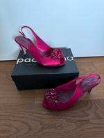 Pacomena / Menbur Sling - Pumps Gr. 39 Pink Stoff/Leder Hannover - Bothfeld-Vahrenheide Vorschau