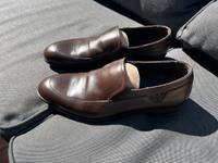 Elegante Armani Herren-Slipper - Braunes Echtleder - Größe 40 Köln - Ehrenfeld Vorschau