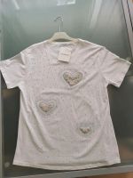 T-Shirt weiß Silber steinchen & Perlen Gr M/L Neu Berlin - Charlottenburg Vorschau