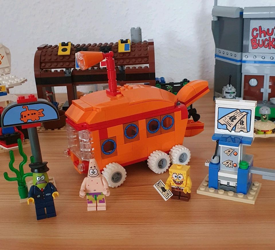 Lego 3 Spongebob Set's 3825/3830/4981 Konvolut mit Ba's in Oberkrämer